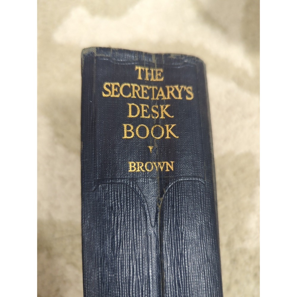 The Secretary's Desk Book 1932 Thomas Kite Brown John C Winston Comp EXCELLENT - Picture 5 of 16